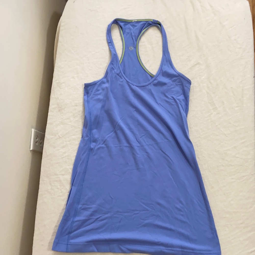 Blue Lululemon CRB tank